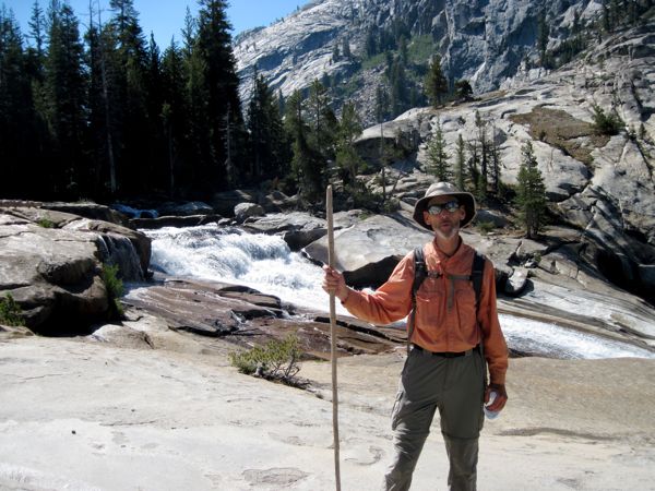 Pic: Chip on a day hike from Glen
              Aulin