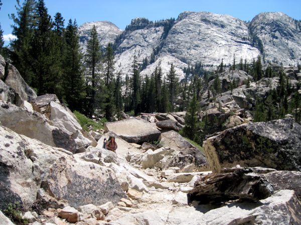 Pic: Day hiking from Glen Aulin