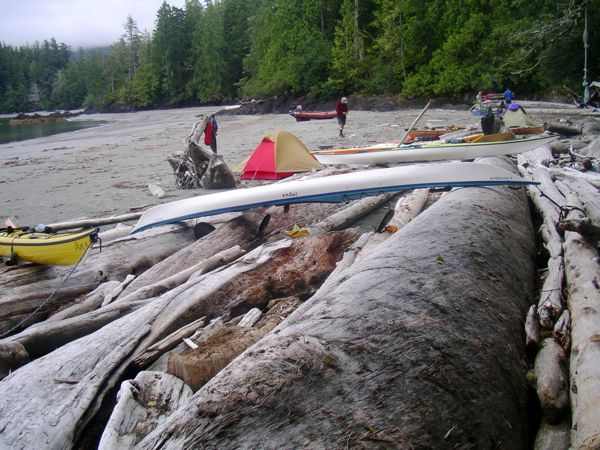 camp on loggy
              Rugged Point (sound side)
